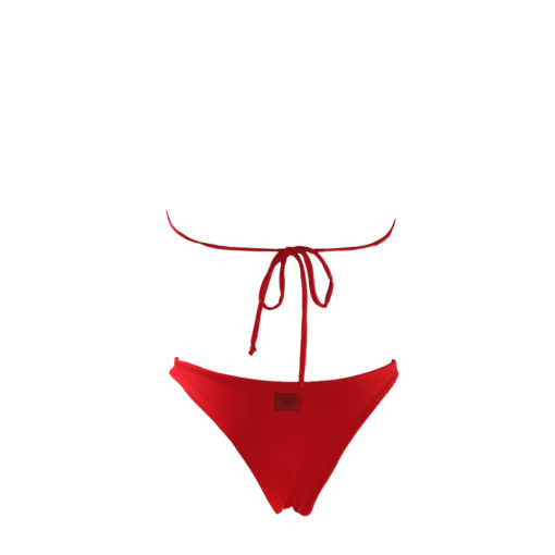 Bikini rosso triangolo brasiliano