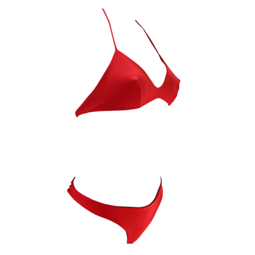 Bikini rosso triangolo brasiliano