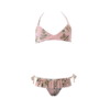 bikini fiori rosa bimba